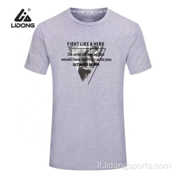 T-shirt da stampa a maglietta in cotone con il tuo logo